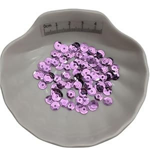 Lifabola Lila Glitzerpailletten 10g 3mm