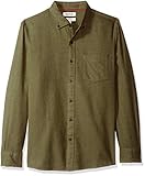 Esta camisa de manga larga cepillada con estampado de tartán es una prenda imprescindible, con cuello con botones y bolsillo en el pecho