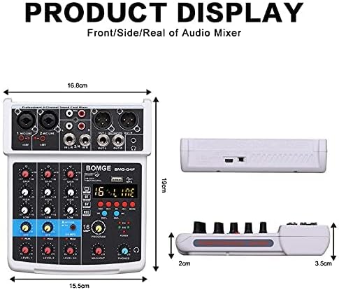 BOMGE 04F Mixer Dimensions