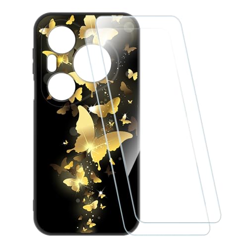 ESACMOT �v�����g�P�[�X + 2�������K���X�t�B���� Huawei Pura 90 Pro Max 4G �Ƃ̌݊�������, �Ռ��z���\�t�g�J�o�[ HD�N���A (���F�̒�)