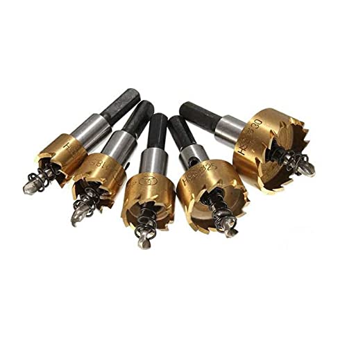 Juego de 5 brocas HSS para metal acero inoxidable miniatura 1
