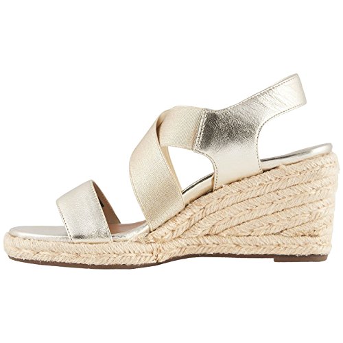 Vionic Women’s Tulum Ainsleigh Backstrap Heels – Ladies Wedge Sandals With Concealed Orthotic Support - Champagne 6M #TOP16