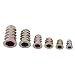 Produktbild Mutter, Gewindeeinsatz, 50stk Zink-Legierung Schraub Typ Hex Antrieb Gewinde Einsetzmuttern Sortiment M4 / M5 / M6 / M8 / M10