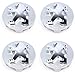 Produktbild XCBW 4 Stück 60mm Auto Nabenabdeckung Wheel Center Hub Caps Logo Emblem für P-eugeot 307 408 207 205 206 407 107 308 4008 507 508 5008 301,Silber