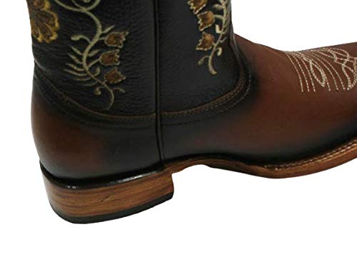 Dona Michi Women Genuine Cow Hide Western Harness Biker Boots Handcrafted4