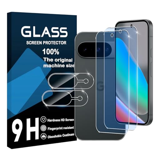 cronincards 対応 Google Pixel 10 ブルーライガラスフィルム + カメラフィルム(2+2枚入)【 国産旭硝子素材 強化ガラス 】対応 Google Pixel 10 フィルム 対応 グーグル ピクセル 10 保護フィルム【 9H硬