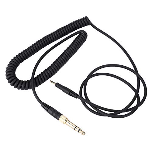 Audio Technica Ath M50X Ersatzkabel, Ath-M50X Kabel, Stereo-Klinkenkabel, 160 cm Kopfhörer-Verlängerungskabel, Leitungsdraht, Audiokabel für Ath M50X M40X M70X