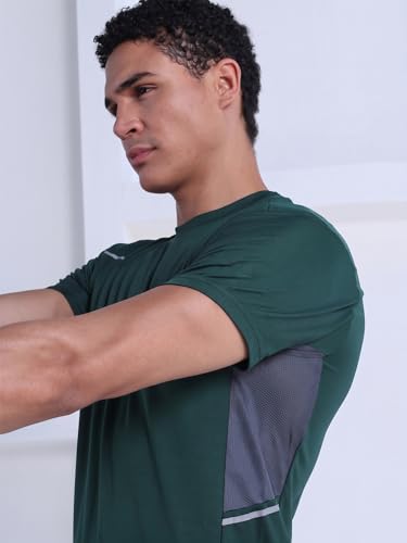 Image of CHKOKKO Gym T Shirts for Men Workout Quick Regular Dry Fit Sports Tshirt for man Breathable Moisture-Wicking Half Sleeve Round Active wear Running Boys T Shirt