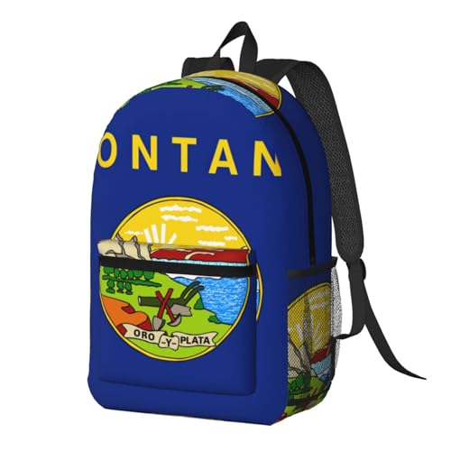 Mochila universitaria ligera negra EdWal con bolsillo funcional 2