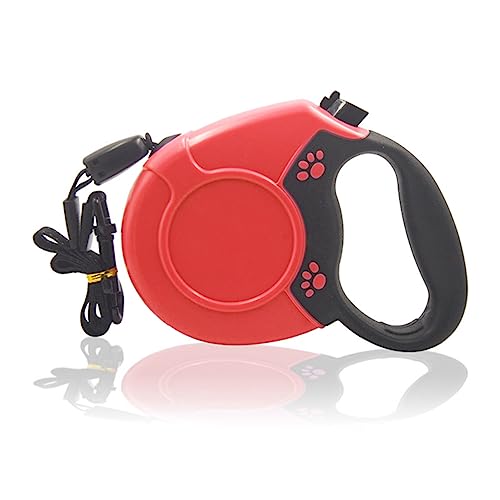 【24HOURS】伸縮リード 巻き取り式ドッグリード 犬用リード 自動巻き 長さ8M 荷重40kg 小型犬 中型犬 大型犬