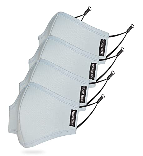 Image of FLYING BERRY Comfortable Anti Pollution Multi Layers Washable Linen Face Mask