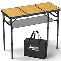Anbte キャンプ折りたたみテーブル 3フィート 三つ折りアルミニウムキャンプ Amazon.co.jp: Anbte キャンプ折りたたみテーブル 3フィート 三つ折り