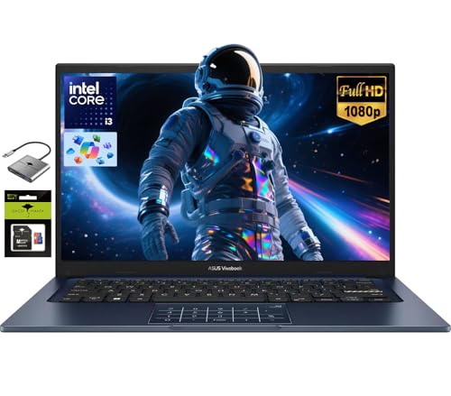 ASUS Vivobook 14�C���` FHD �m�[�g�p�\�R���AIntel 6-Core i3-1315U (Beat i7-1250U)�A16GB RAM 1TB SSD�A��w����r�W�l�X�p�m�[�g�p�\�R�� �i���o�[�p�b�h�t���A�����O�o�b�e���[�A�v���C�x�[