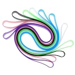 HJZHII 6 Pcs Beach Towel Bands, Silicone Towel Clips for Cruise Chairs Stretchable Beach Towels Clips Multi-Color Rubber Towels Bands Vacation Essentials Outdoor Gear (6 Colors)