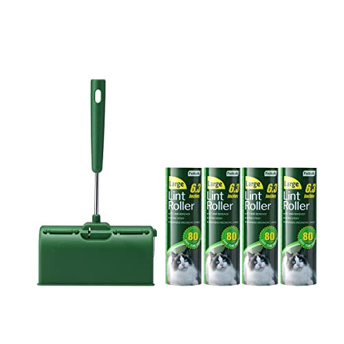 Fedicelly Large Lint Rollers Pet Hair Extra Sticky Furniture,Cat Dog Hair Remover Laundry Clothes Carpet,6.3 Inches Wider With 320 Sheets Giant Lint Remover Brush For Couch #TOP11