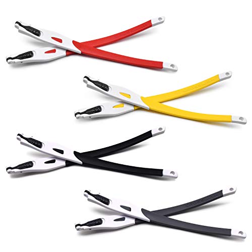Branches Oakley Crosslink caoutchouc noir qui ne glissent plus remplacement blanc