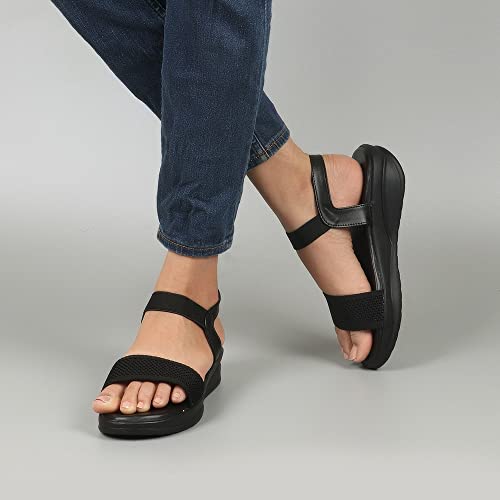 Image of Indifeet - platform heels sandals for women, stylish wedges ladies sandal, woman fashion latest wedge design, women's girls footwear, fancy ladies' flatforms trendy lady best
