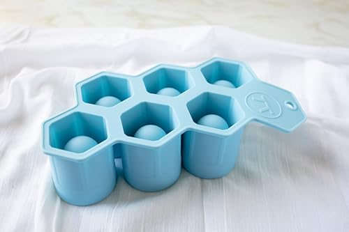 Outset Hexagon Silicone Ice Shot Mold, 6 Glass Capacity by Outset - Image 2