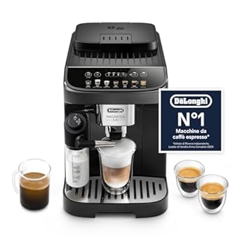 Foto di De'Longhi Magnifica Evo ECAM292.81.B, Macchina da caffè Automatica, Chicchi macinati al momento, Caraffa MontaLatte Automatica per Cappuccini, 7 Bevande One Touch, Spegnimento Programmmabile, Nero
