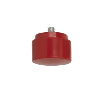 15153 Medium Face QC Replaceable Tip for Impax Dead Blow and Quick Change Hammers, Red, 1.5" Diameter