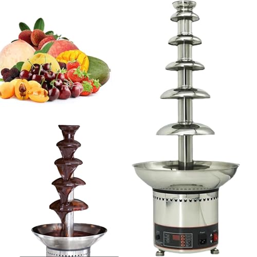 Máquina fuente de chocolate para eventos, ideal para bodas y fiestas, calidad comercial, perfecta para derretir chocolate y servir golosinas