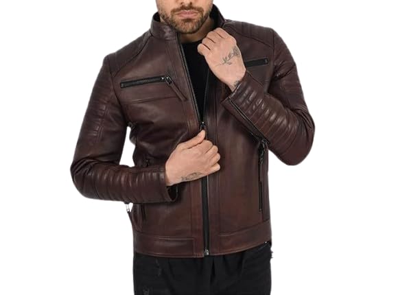 skullhide Biker Classic Leather Jacket for Men's Size:- (XS TO 4XL)-picture-33