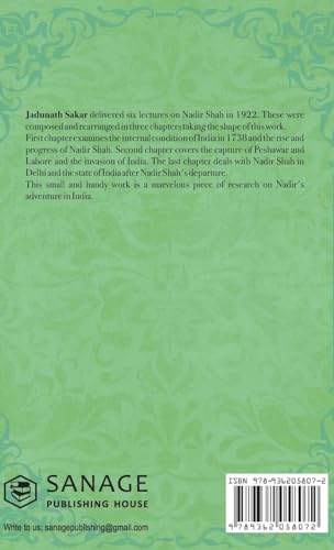 Image of Nadir Shah in India (Hardcover Library Edition)