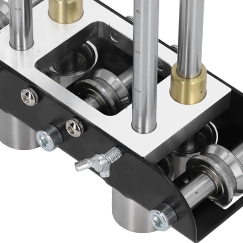 Esta Herramienta para Doblar Metal, dobladora Manual de Tubos en Forma de V con Rodillo de engaste de Bordes para el procesamiento de techos y Chapa metálica, Ofrece un diseño versátil y dur