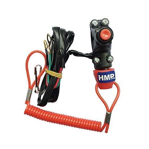 HMParts Pocket Bike Mini Moto Mini Cross Kill Switch Notswitch m. Dragkedja