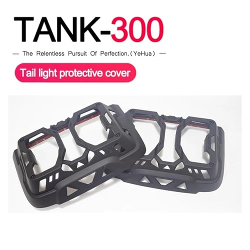 Marco de pantalla de lámpara trasera GWM Tank 300 protector de luces 2