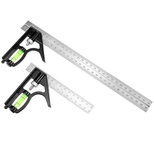 QWORK® Squadra Combinata 150 mm e 300 mm