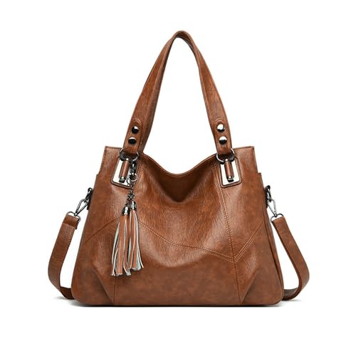 PORRASSO Women Handbags Fashion Hobo Shoulder Bag Ladies Crossbody Bag Large Tote Purse