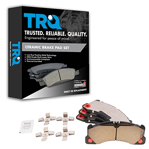 TRQ Front Ceramic Brake Pad Set Compatible with 2022-24 Audi e-tron GT 2022-24 RS e-tron GT by TRQ - Used condition - US$6.15