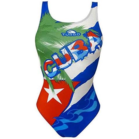 TurboTronic Cuba Palmera Bragas de Bikini Multicolor 3XL Cover