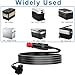 DKARDU Car Cooler Cable 12/24V Car Fridge Freezer DC Power Cord Cable Adapter, with 10A 15A Fuse, for Travel Camping Picnics RV Cars Refrigerator