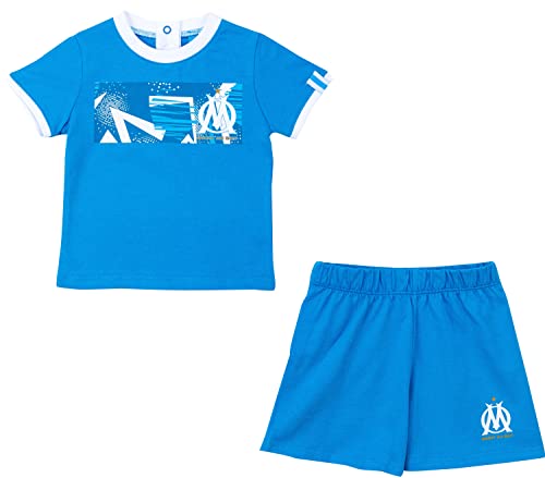 OLYMPIQUE DE MARSEILLE Ensemble t-Shirt Short bébé garçon Om - Collection Officielle 12 Mois