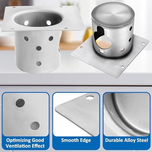 Vista 4 de Piezas de repuesto mejoradas para ollas de combustión de fuego para Pit Boss Pro Series II 1150 1600 parrillas FirePot para Pit Boss PB1150PS2