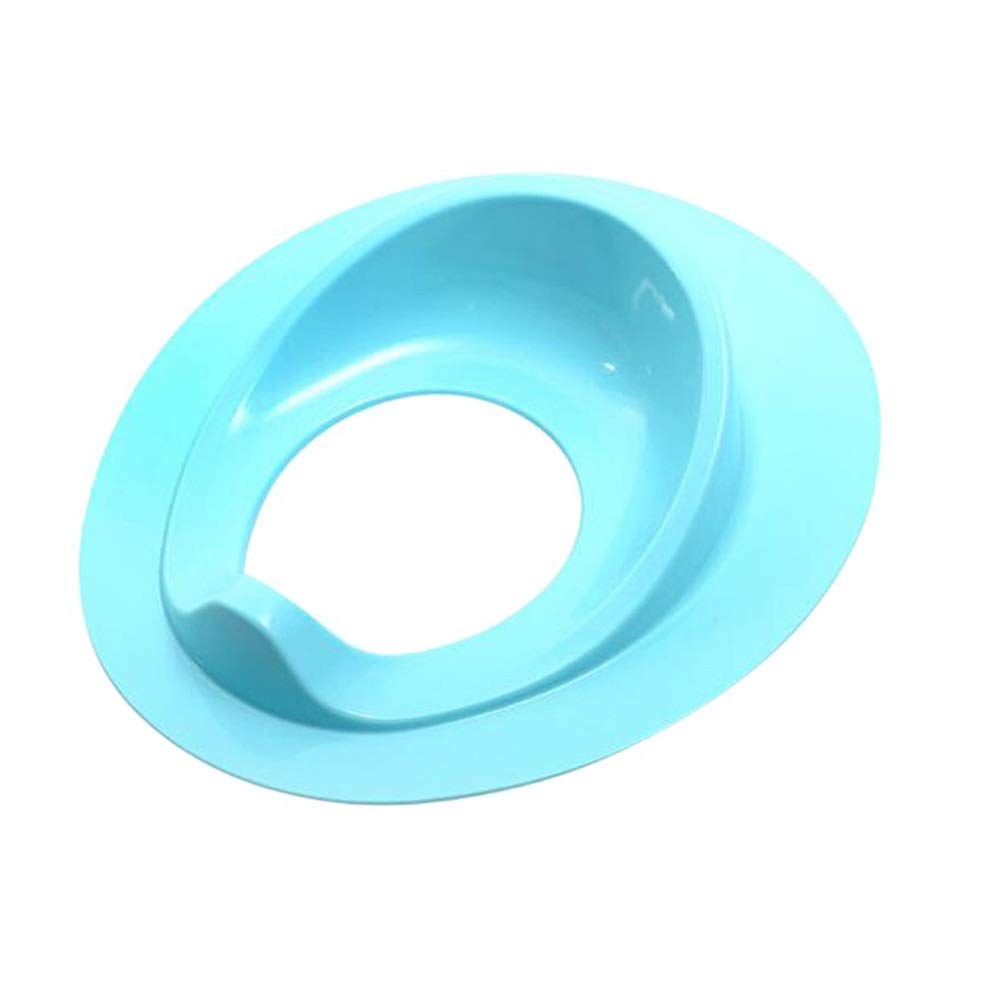 Vaschette per WC in plastica per bambini Vasino per bambini Sedile sicuro per Grils Boy Trainers Comodo anello per WC portatile Vasino per neonati(Blue,White)