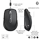 Logitech MX Anywhere 3S Compact Kabellose Maus, Fast Scrolling, 8K DPI Any-Surface Tracking, Quiet Clicks, Programmierbare Tasten, USB C, Bluetooth, Windows PC, Linux, Chrome, Mac - Graphit