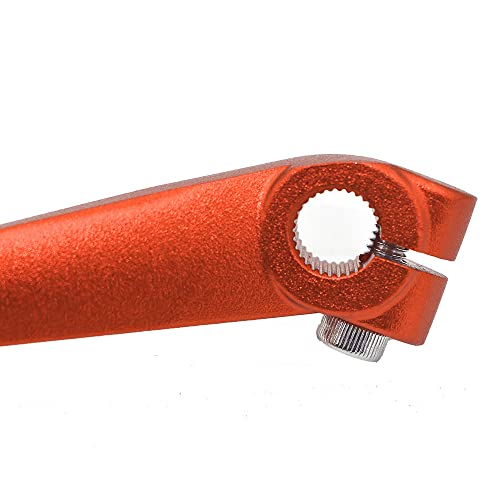 Image of CNC Aluminum Motorcycle Gear Shifter Lever, Foldable Pedal Shifter Fit for 50cc 110cc 250cc CRF50 XR50 XR CRF Dirt Pit Monkey Bike Motorcycle ATV Quad (Orange)