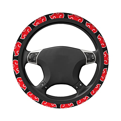 Lyexopb Anime Steering Wheel Cover Anime Car Accessories For Men Women With Keychains, 15 Inch Anti-Slip Car Steering Wheel Covers Universal Fit #TOP2