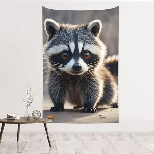 Tapisserie murale mignonne en velours de pêche doux de 152x101 cm