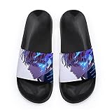 KPOP Anime Mha Slippers for Men Women Non-Slip Shoes Deku Cosplay Gifts Men's Shower Slippers for Indoor and Outdoor