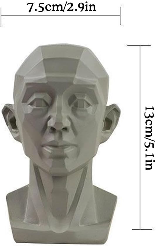 Modelo de Cabeza Plana para Artistas, Maniquí de Dibujo miniatura 3