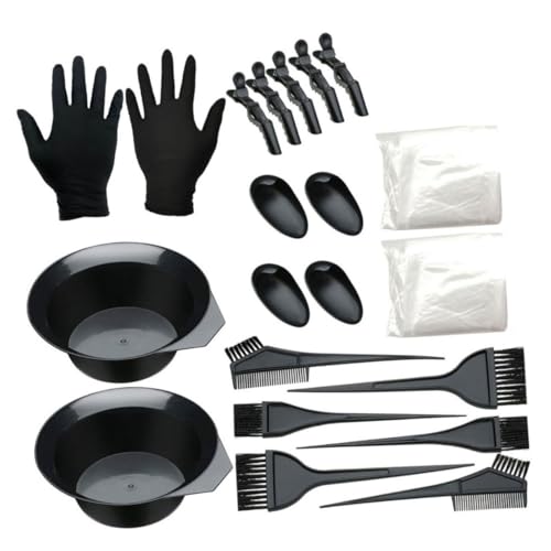 BESTYASH Kit De 21 Piezas Para Teñir El Cabello Herramientas Para Teñir El Cabello Peine Cepillo Para Teñir El Cabello Cepillo Para Teñir El Cabello Herramientas Para Teñir El