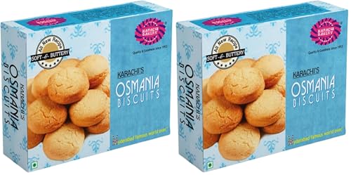 Image of Karachi Bakery Osmania Biscuit, 800 g (Pack of 2)