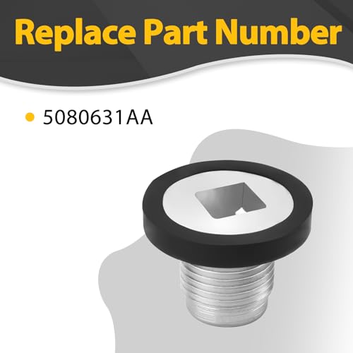 Image of Engine Oil Drain Plug Fits for Dodge Ram 2500 3500 4500 5500 5.9L 6.7L 2003-2024, Part Number ‎5080631AA