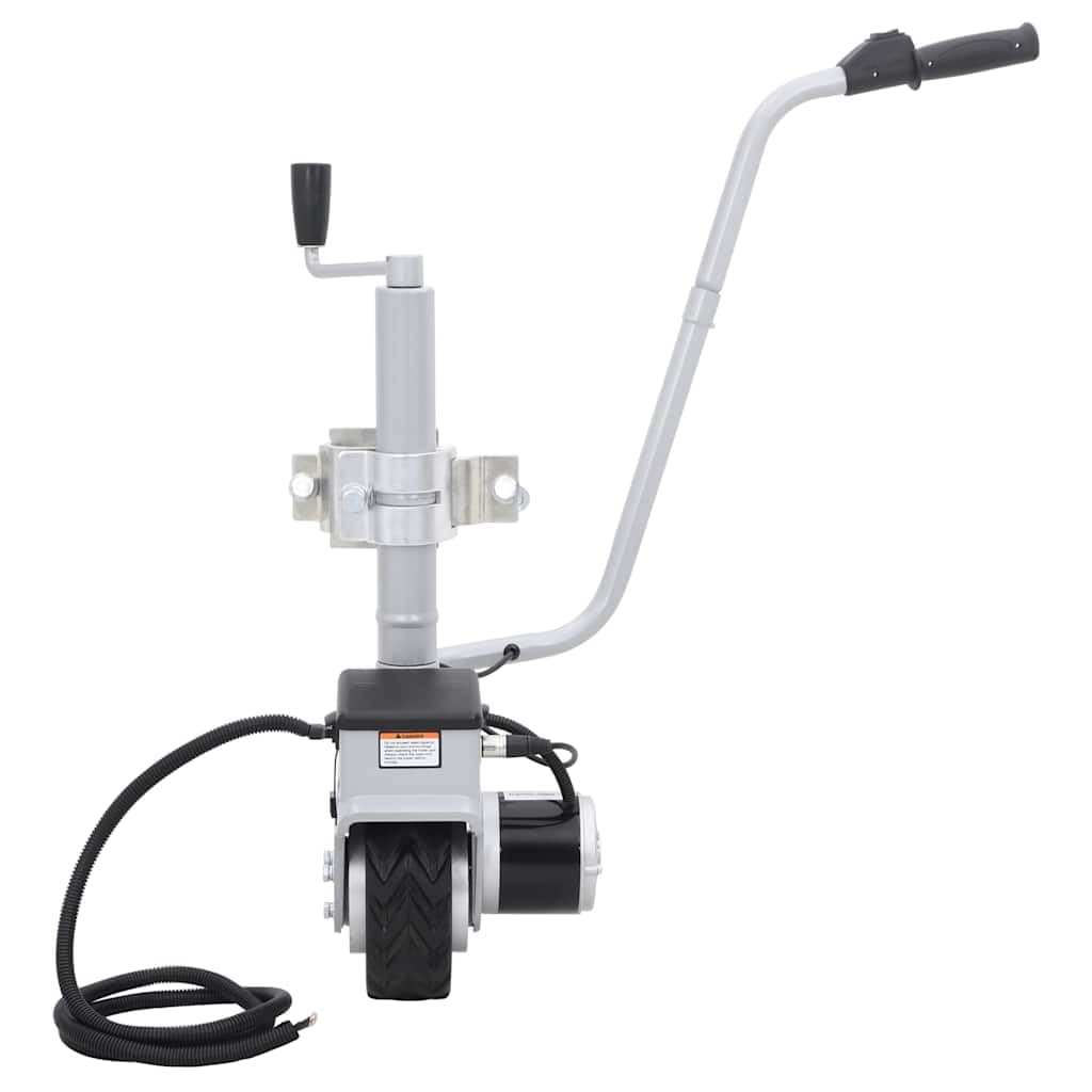 Zmotoryzowane koło podporowe 12 V, 350 W, pomoc manewrowa do przyczep kempingowych, łodzi, do 2270 kg, z automatycznym hamulcem