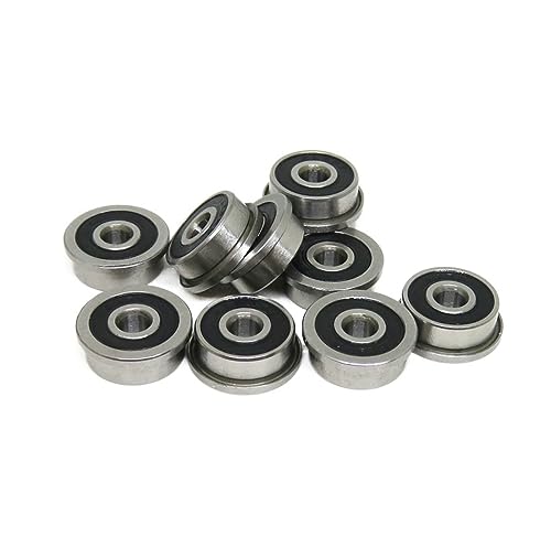 Roulement MF128 2RS 8x12x3.5mm bimatère à bride pour modèles réduits et micromoteurs - 3
