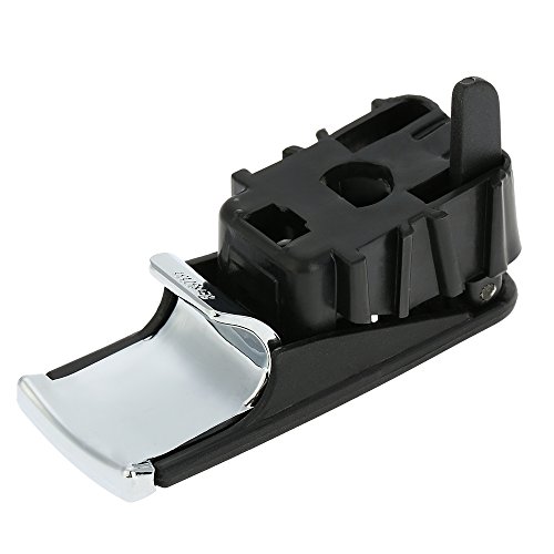 Yorten Extrator de alça da tampa do porta-luvas cromado com direção à esquerda com orifício de trava